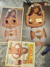 Linda Lusardi  The Sun Page 3 Three Girls 80's Posters sam fox maria Whittaker 