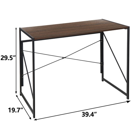 Folding office computer desk - office,