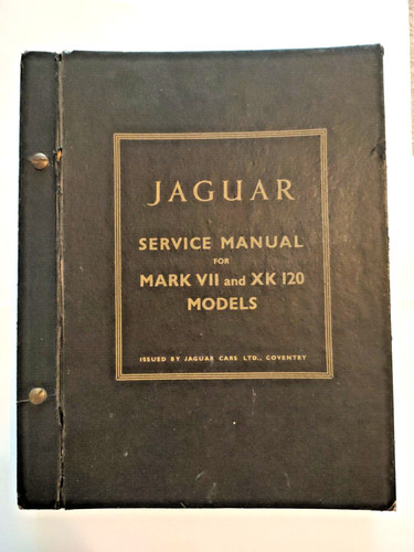 Jaguar service manual for - for, mark