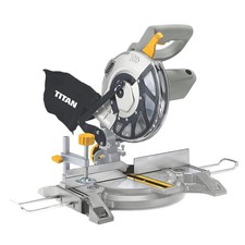 Titan Mitre Saw Electric TTB795MSW Compound Single 210mm Dust Bag Compact 1400W