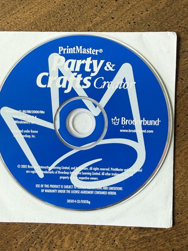 Printmaster party and - and, crafts