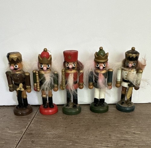 Vtg wooden nutcrackers - vtg,