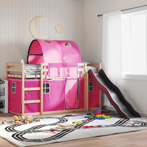 Bunk bed solid pine - , 80x200cm