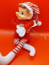 Vintage American Hobby Lobby Christmas Elf Bendy Leg& arms. Kneehuger