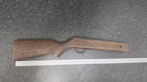 Vintage old rifle stock - vintage,