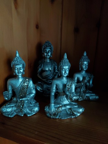 Set budda ornaments brushed - 4,