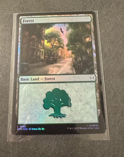 Forest basic land foil magic - basic,