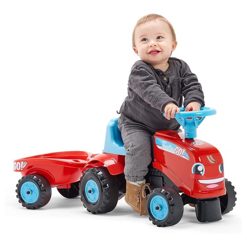 Baby ride tractor with - baby,