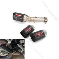For Honda CBR500R CB500X CB500F 2013-19 Exhaust Pipe Muffler System  Carbon Tips