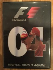 Formula One Review 2004 Michael Schumacher F1 (DVD, 2005) Alonso REGION 2