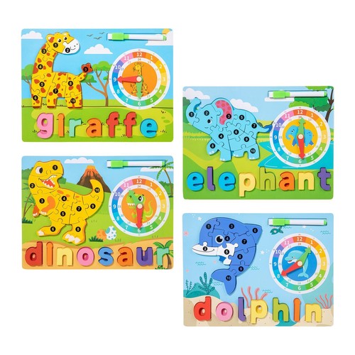 Alphabet animal puzzle blocks - animal,
