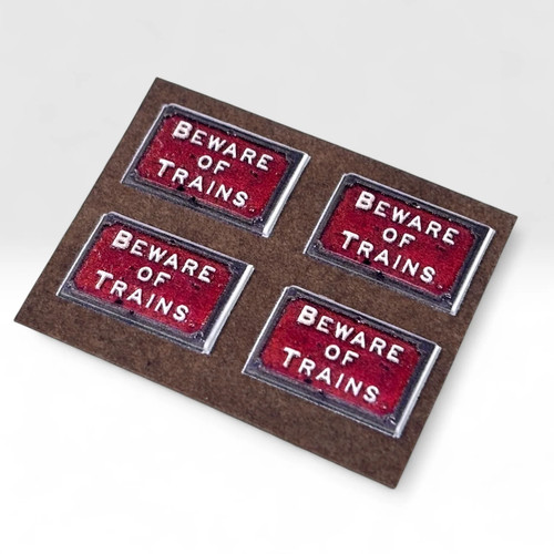 Beware trains textured - 'beware, of