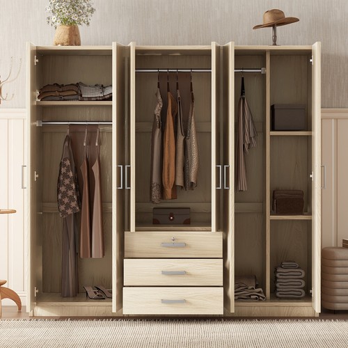 Doors wooden wardrobe - 68*71",
