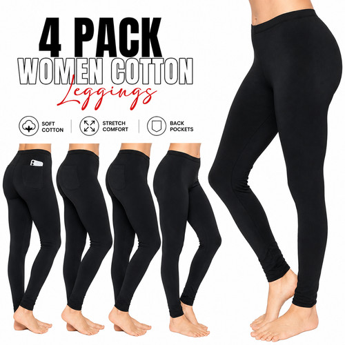 Pack ladies womens plain - 1-4,
