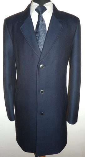 River island navy overcoat - island,