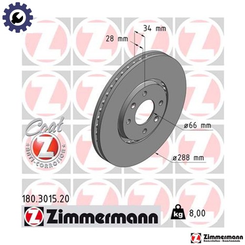 Brake disc 180 3015 for - 180.3015.20,