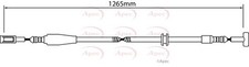 APEC Rear Brake Cable for