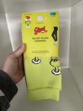 Primark Women's Velvet Plush Mickey Mouse Leggings Size S/M Brand New With Tags