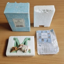 Beatrix Potter Alphabet Letter M Cecily Parsley Figurine, height 7 cm