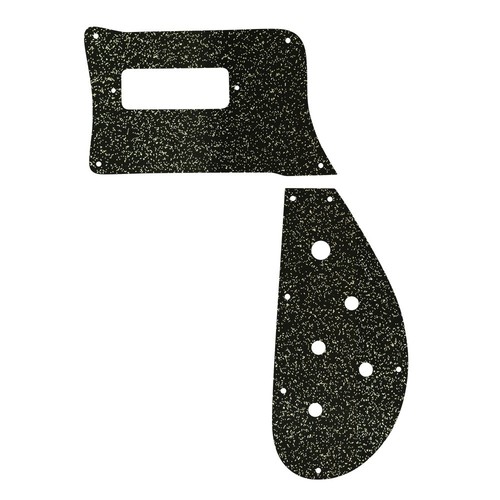 Black sparkle pickguard - black,