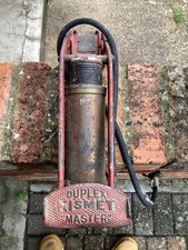Vintage Duplex Kismet "Master" foot pump for classic car to restore not working