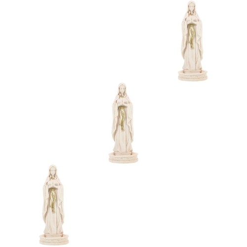 3pcs reusable resin mary - resin,