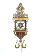 Dutch Zaanse Vintage Antique Wall Clock 8 day Holland (Warmink Wuba era) REPAIR