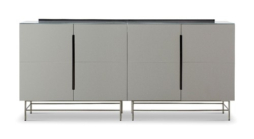 Matt grey door sideboard - matt,