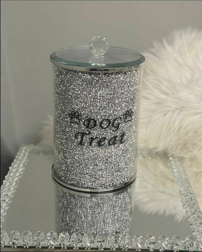 Sparkly crushed crystal silver - crushed,
