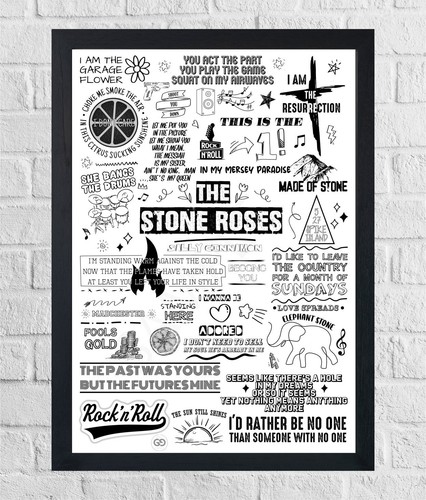 Stone roses poster - stone,