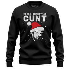 Merry Christmas Butcher Santa Hat Funny Sweatshirt, 100% Cotton, Unisex Design -