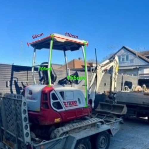 Mini digger rain - rain, cover