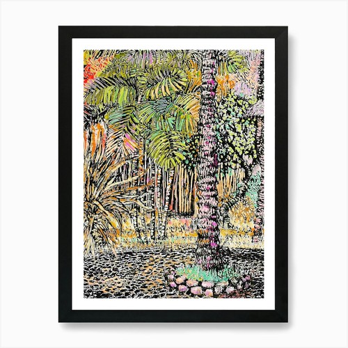 Bali palmtree 003 poster - palmtree,