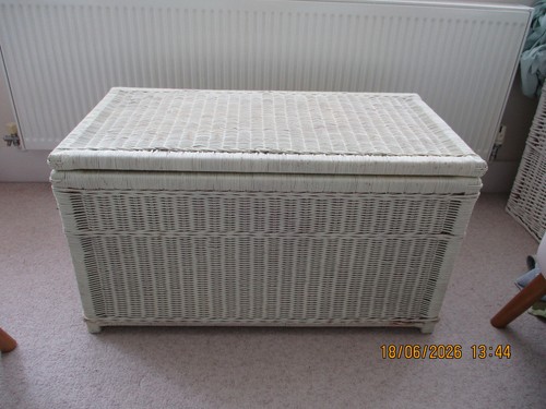 Wicker ottoman storage - wicker,