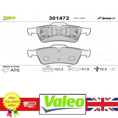 Rear brake pad set for - rear, ford
