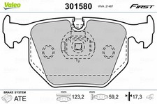 REAR BRAKE PAD SET DISC BRAKE FITS: BMW 5 SEDAN M5.BMW 5 M5.BMW 8 850 I CI/85