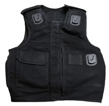 Aegis Stab Vest Body Armour Bullet Proof Black Overt Grade A