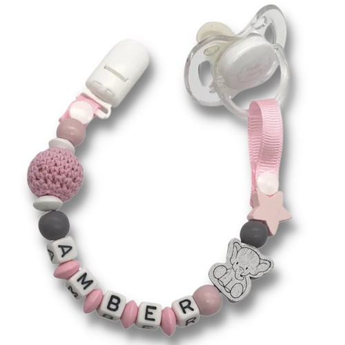 Dummy clip personalized wooden - dummy,