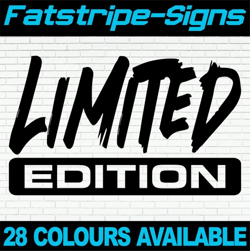 Limited edition stickers - edition,