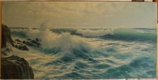 William Welters, oil painting on canvas cm. 120x60