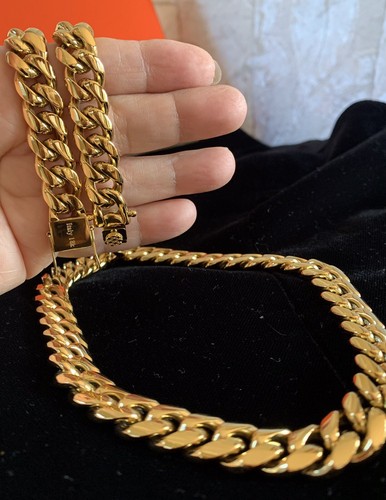 Gold filled mens miami cuban - mens,