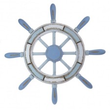 34cm Beach Wooden Boat Ship