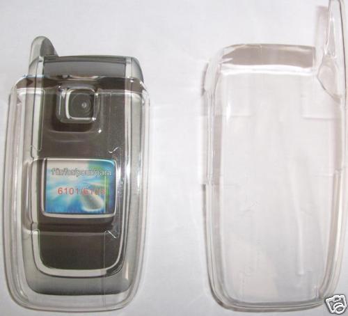 Clear nokia 6101 clip cover - nokia,