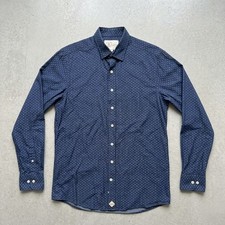 Mens Simon Carter Blue Polka