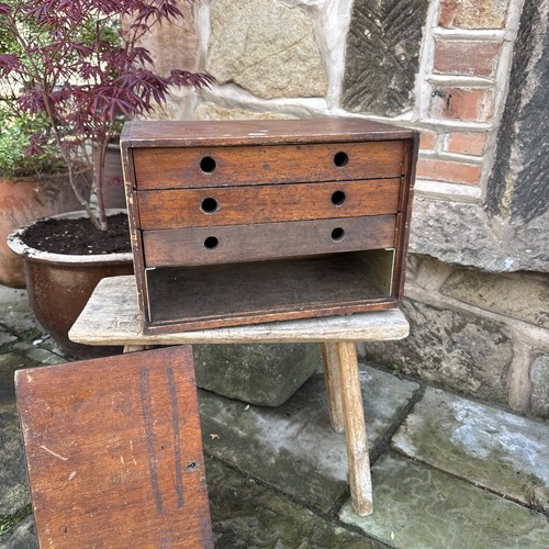 Vintage wood tool box - vintage,