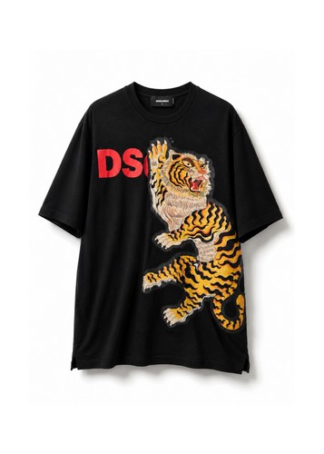 Dsquared2 tiger patch shirt - patch, t-shirt