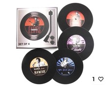 ELVIS PRESLEY RECORD COASTERS