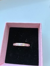 QVC Diamonique pink and clear