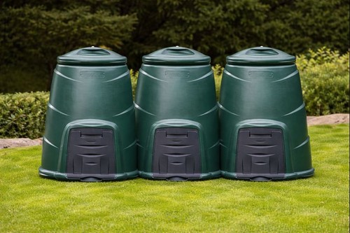 220l green garden compost bins - 220l,