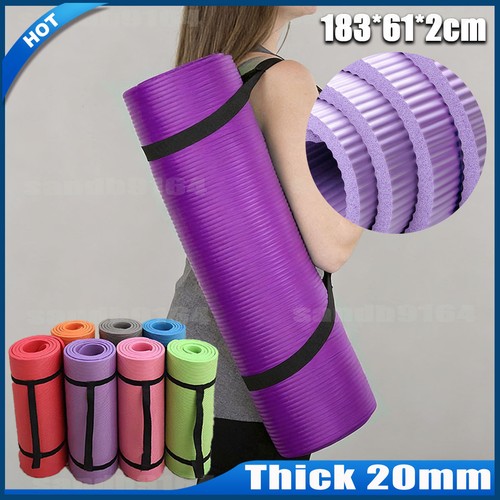 Yoga mat 20mm thick - thick, mats